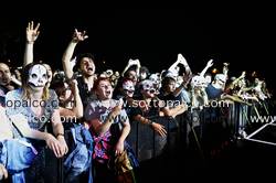 Foto concerto live TRE ALLEGRI RAGAZZI MORTI 
Roma Incontra Il Mondo 
Laghetto di Villa Ada 
Roma 27 Luglio 2014