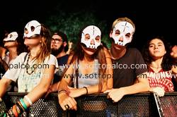 Foto concerto live TRE ALLEGRI RAGAZZI MORTI 
Roma Incontra Il Mondo 
Laghetto di Villa Ada 
Roma 27 Luglio 2014