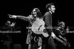 Foto concerto live DIODATO 
feat. Manuel Agnelli, Daniele Silvestri, Rodrigo D'Erasmo,  
Renzo Rubino, Roy Paci 
 
Auditorium Parco della Musica 
Roma 15 aprile 2015