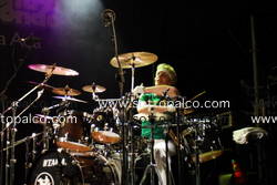 Foto concerto live Roma, 30 giugno 2009 
Roma Incontra il Mondo 2009 -  
Laghetto di Villa Ada 
STEWART COPELAND con NOTTE DELLA TARANTA