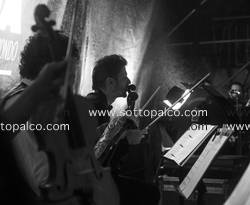 Foto concerto live DIODATO 
Feat. Gnu Quartet + Velvet Brass 
Roma Incontra Il Mondo 
Laghetto di Villa Ada 
Roma 29 Luglio 2014