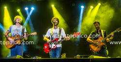 Foto concerto live FABI SILVESTRI GAZZE 
NiccolÃ² Fabi Daniele Silvestri Max GazzÃ¨ 
Rock in Roma 
Ippodromo delle Capannelle 
Roma 30 Luglio 2015 
