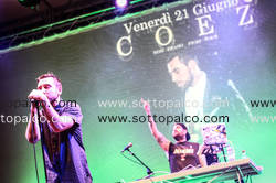 Foto concerto live COEZ 
Rassegna Ausgang 
Citta' dell'Altra Economia 
Roma 21 giugno 2013